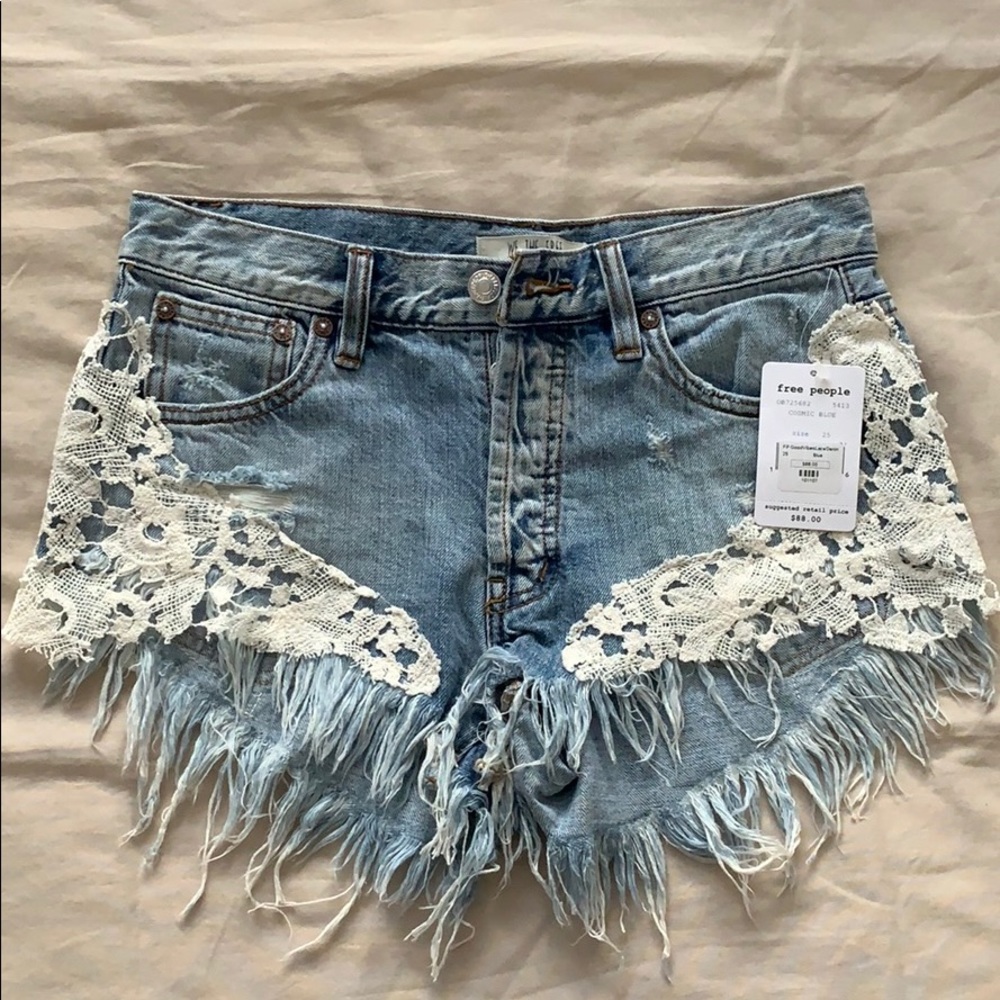 Lace Trim Free People Short Size 25